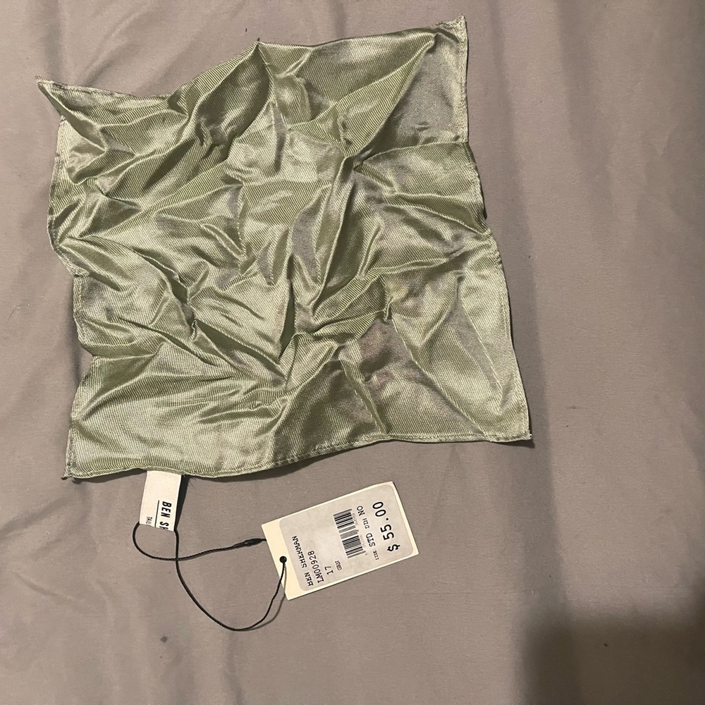Forever 21 Light Green Satin Scarf